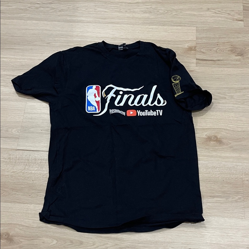 NBA Finals Black Tee with Logo